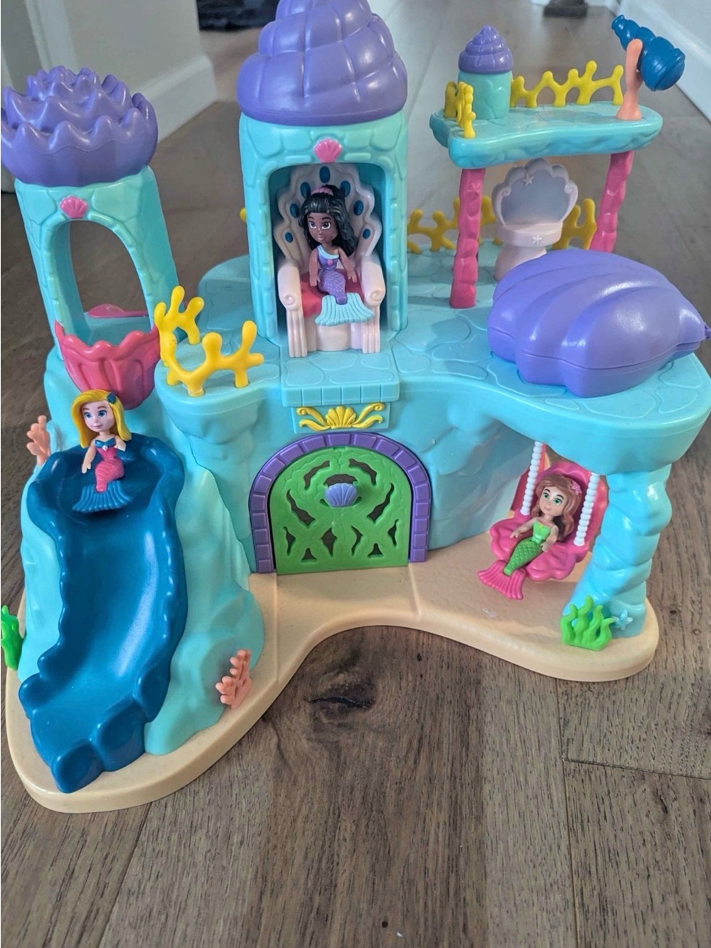 Undersea Mermaid Castle Playset in Aqua & Purple